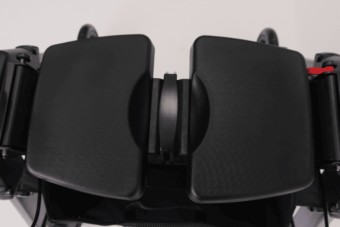 Rollator with padded seat 