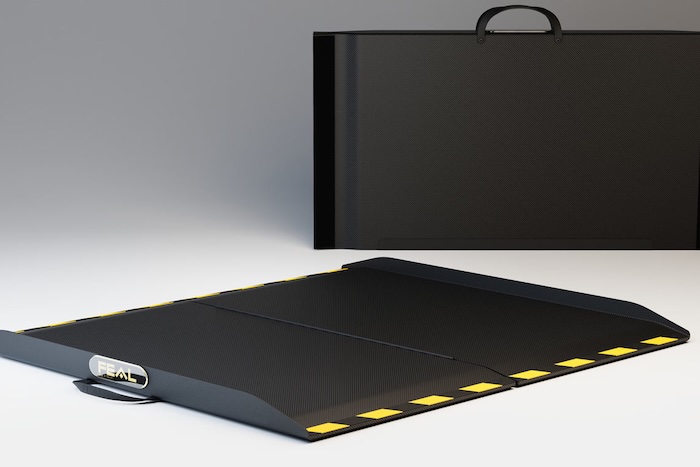 Carbon fibre wheelchair ramp Carbon fibre wheelchair ramp