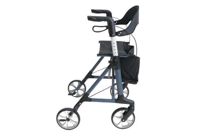Rollator with backrest and bag and seat Rollator with backrest and bag and seat