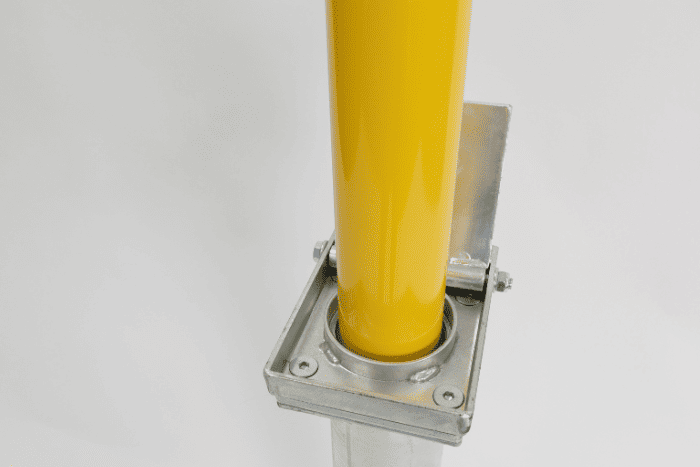 Security bollard yellow 