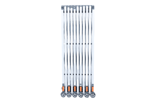 Collapsed expandable barrier