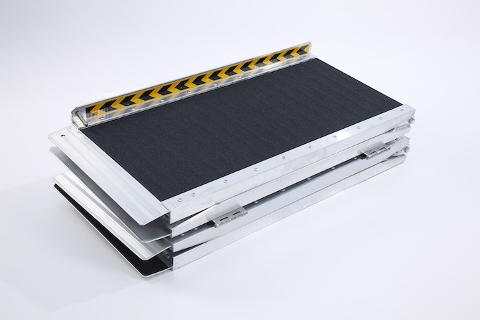 Folded pet ramp Folded pet ramp