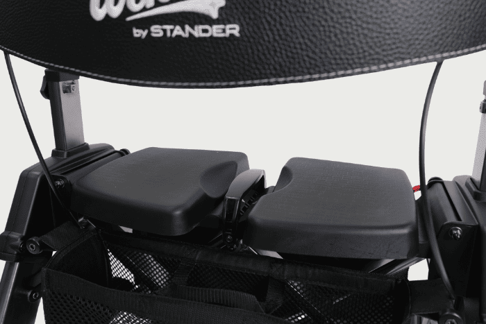 Bariatric Rollator with a Wide Seat