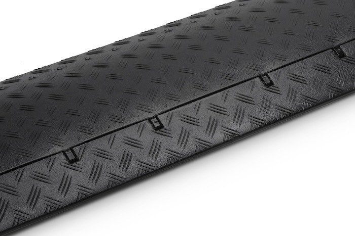 Non slip surface of the Defender Mini 3 Channel Cable Protector