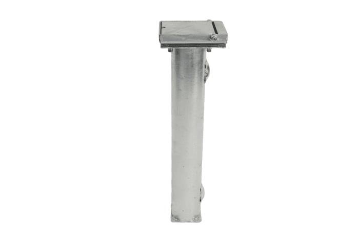 Stored telescopic bollard