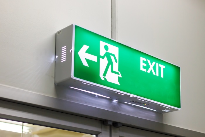 Fire exit sign Fire exit sign