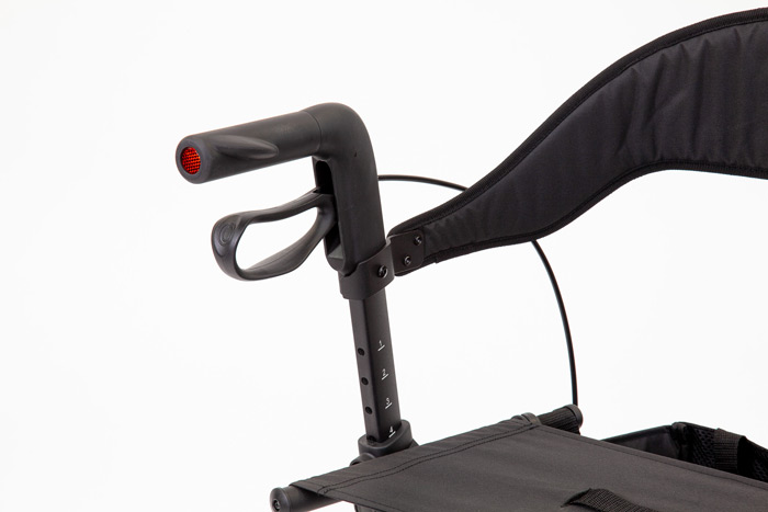 Rollator with brakes 