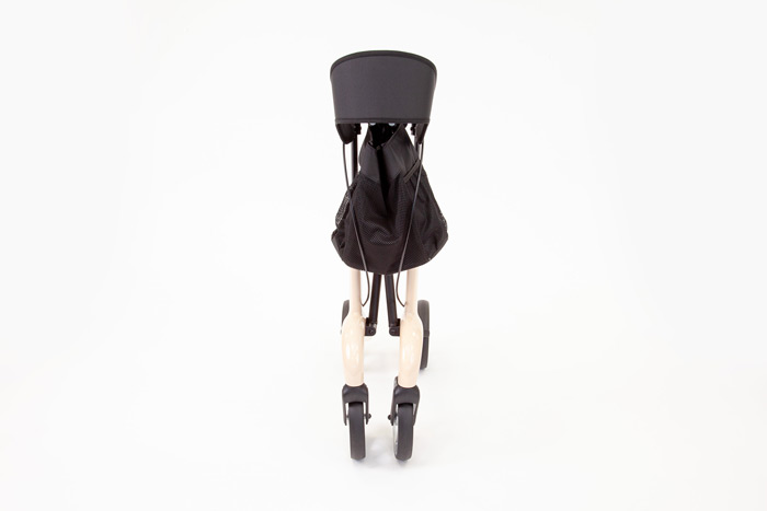 Folding carbon rollator