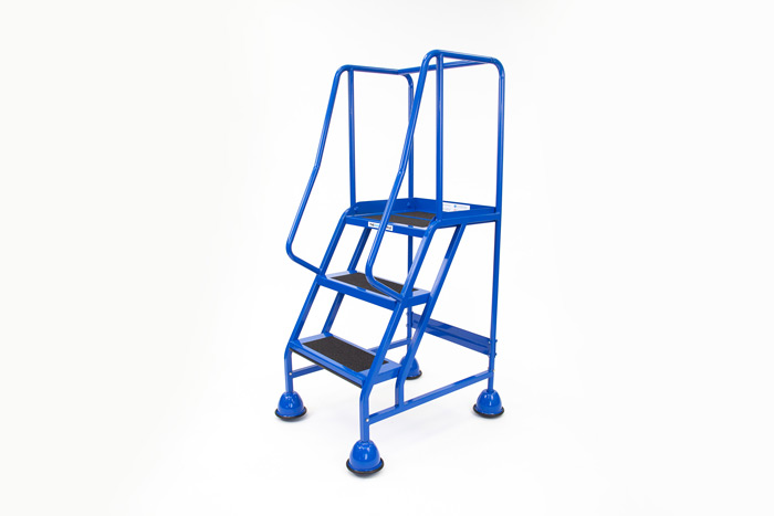 Step ladder on wheels Step ladder on wheels