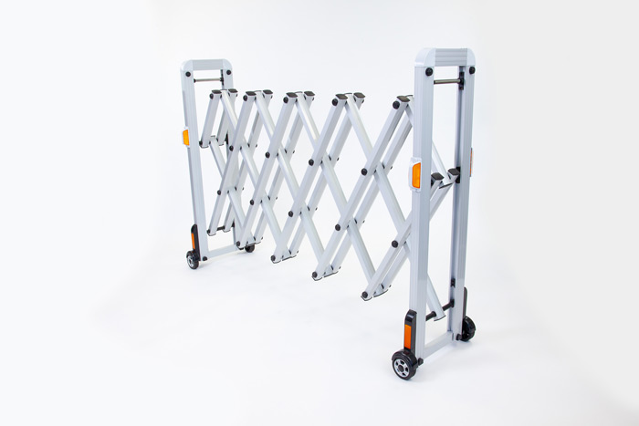 Stored safety barrier Stored safety barrier