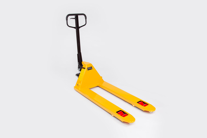 Steel pallet truck with PU wheels 