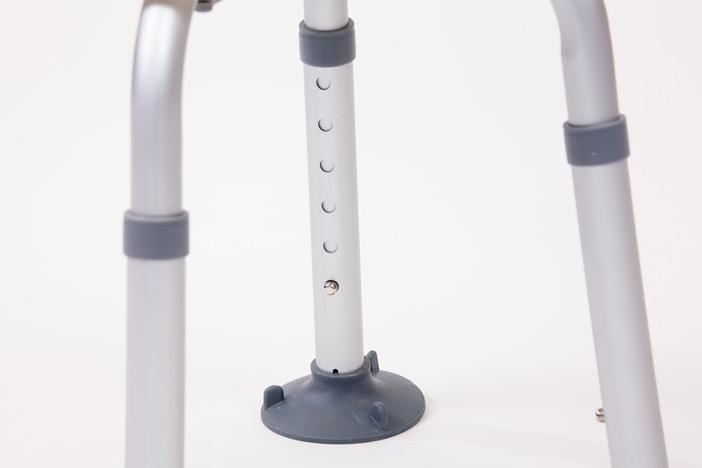 Height adjustable shower stool