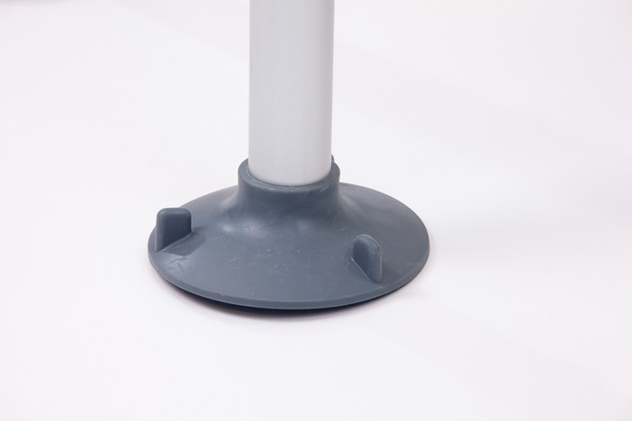 Anti-slip feet on the shower stool