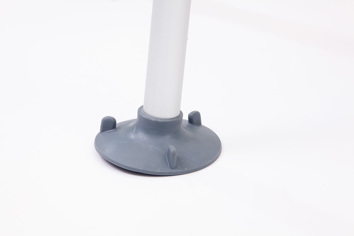 Anti-slip feet on the shower stool