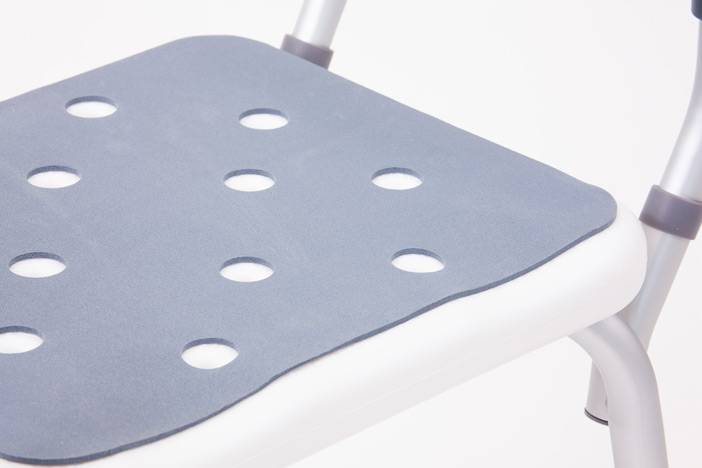 Shower stool with EVA seat cushion