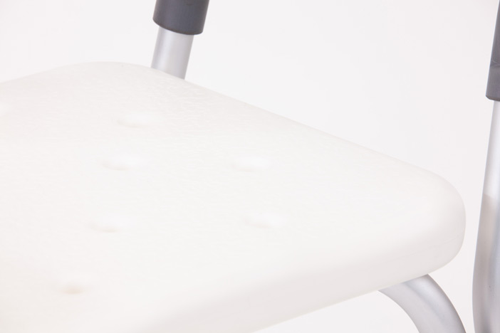 Shower chair with drainage holes