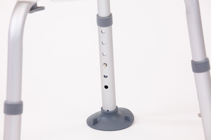 Height adjustable shower stool 