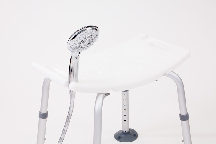 Shower stool with shower head holder