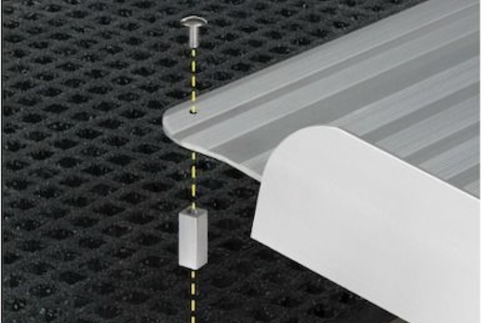 Connecting ramp to turning platform 