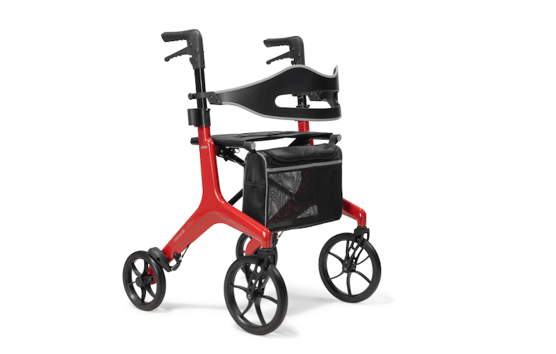 AeroWalk Carbon Rollator AeroWalk Carbon Rollator in red