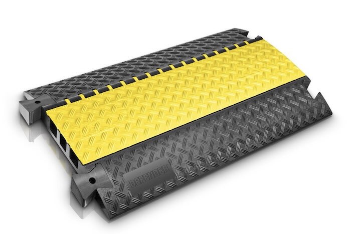 Heavy duty cable protector Heavy duty cable protector black and yellow