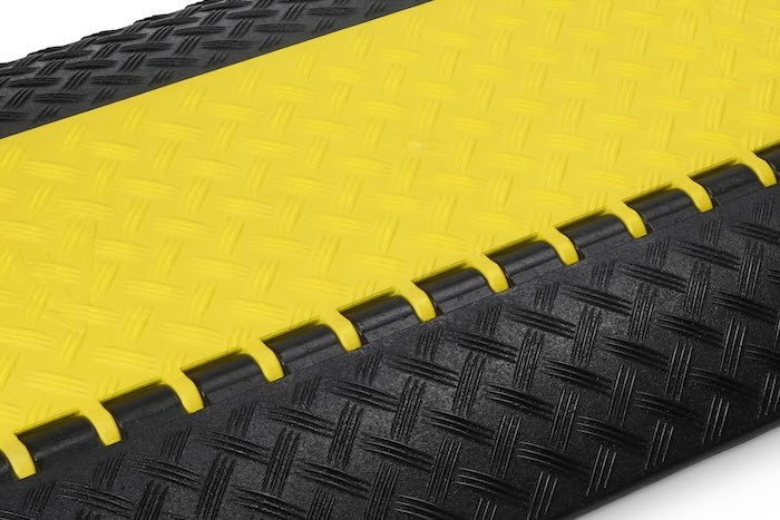 Adam Hall 3 cable protector black and yellow surface