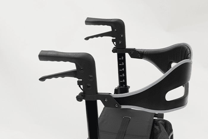 Backrest on the Drive Aerowalk Rollator