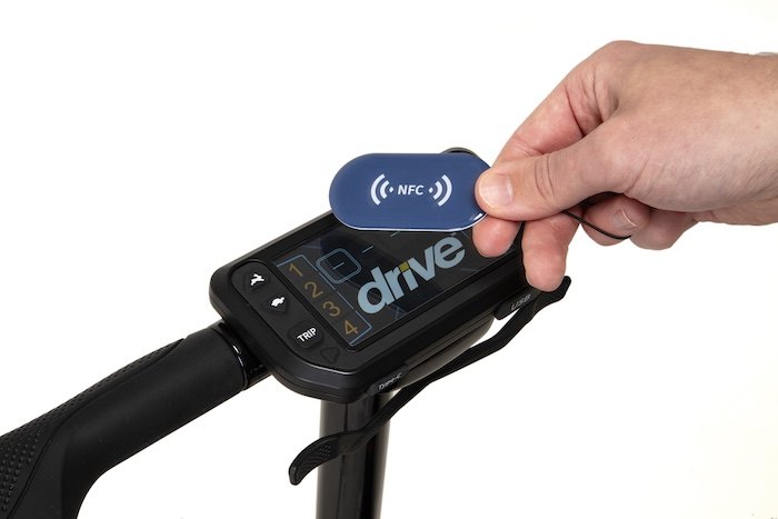 Keyless mobility scooter