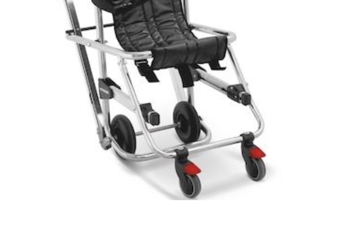 Evacuation chair with brakes Evacuation chair with brakes
