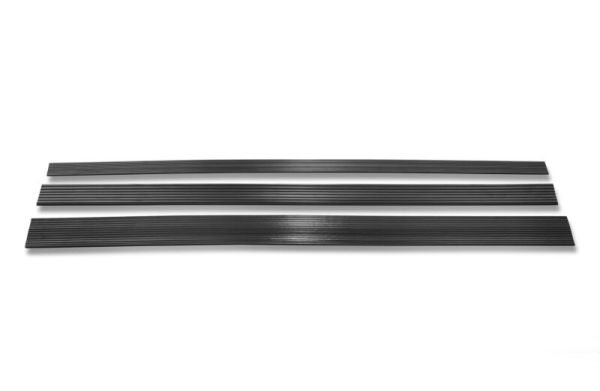 Thin rubber door sill guard