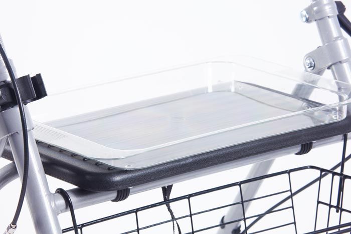 Rollator plastic tray 