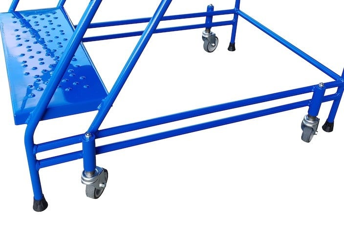 Wheels on the mobile ladder