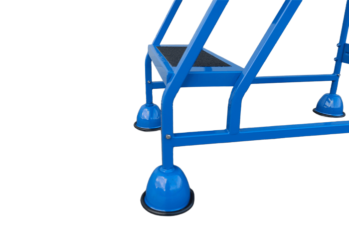 Warehouse ladder with wheels Warehouse ladder with wheels