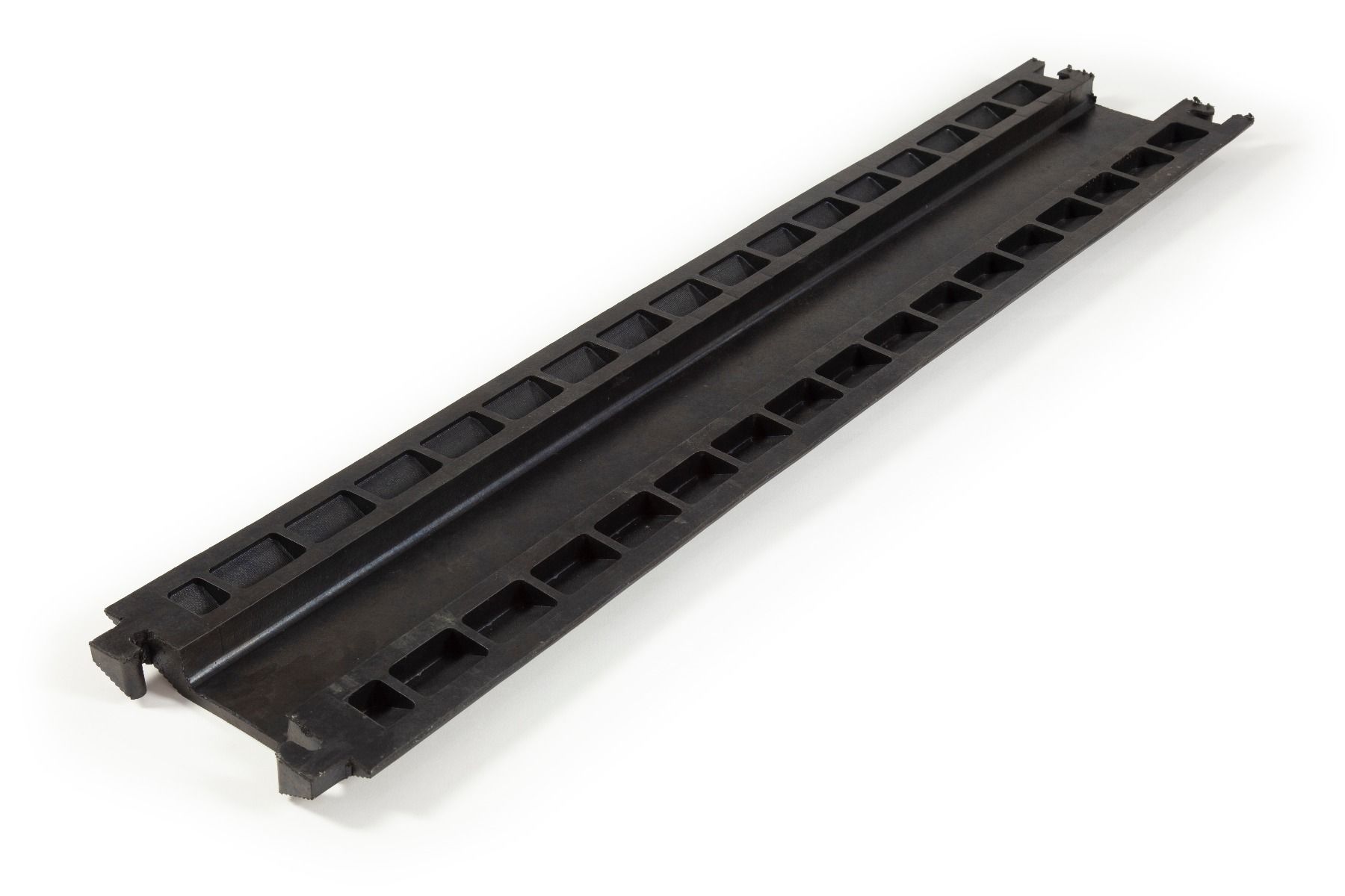 Portable rubber cable cover 