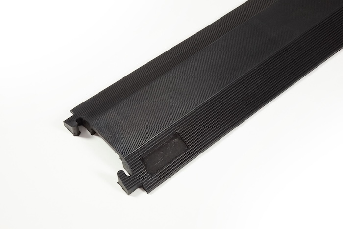 Black interlocking cable protector