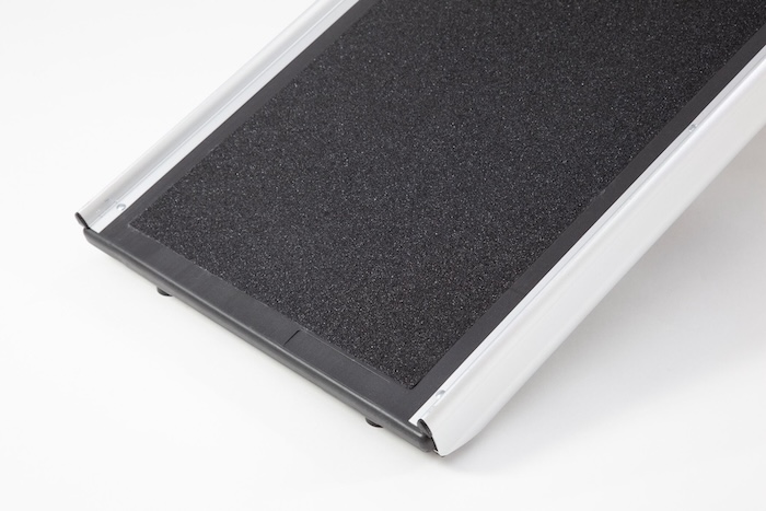Dog ramp with anti-slip surface