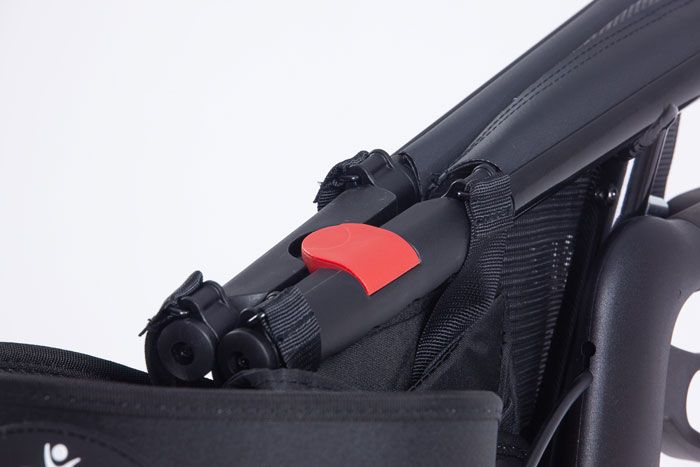 Clip on the rollator 