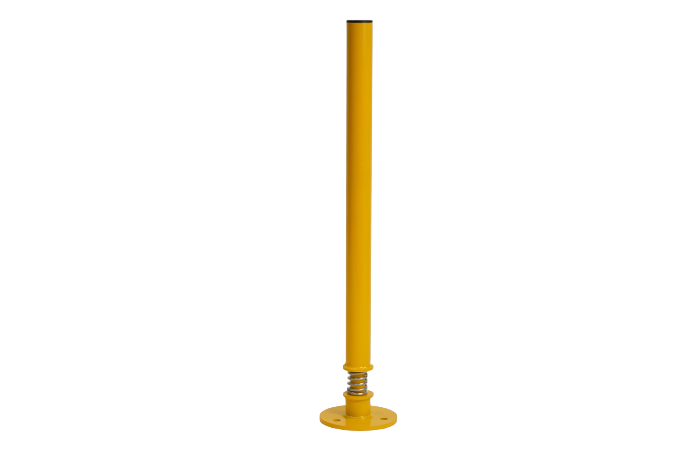 Spring loaded bollard 