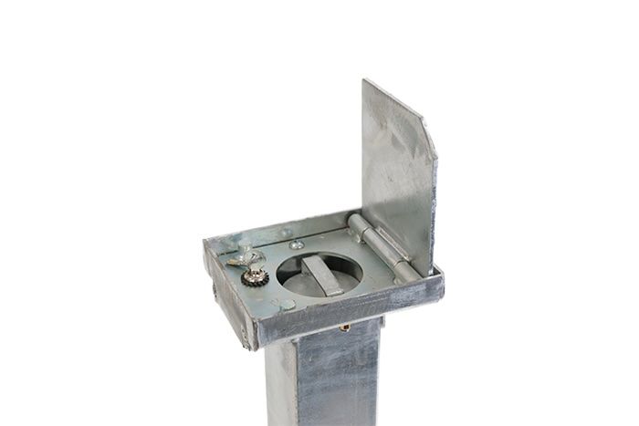 Steel telescopic bollard