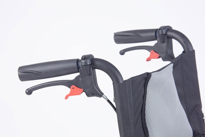 Wheelchair with brakes