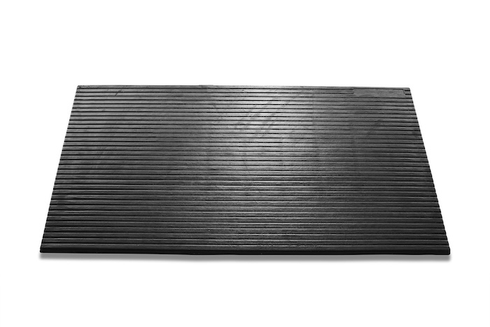 Rubber ramps for shed and container