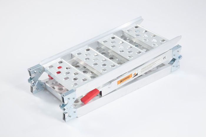 Tri-fold motorbike ramp