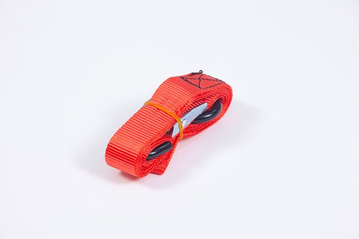 Red safety strap for the motorbike ramps 