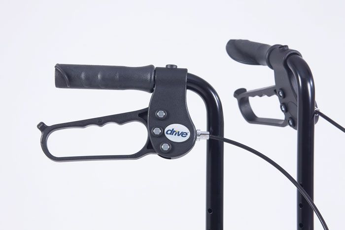 Rollator with brakes 