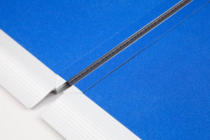 Blue anti-slip ramp surface